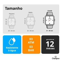 Relógio Digital Feminino Champion