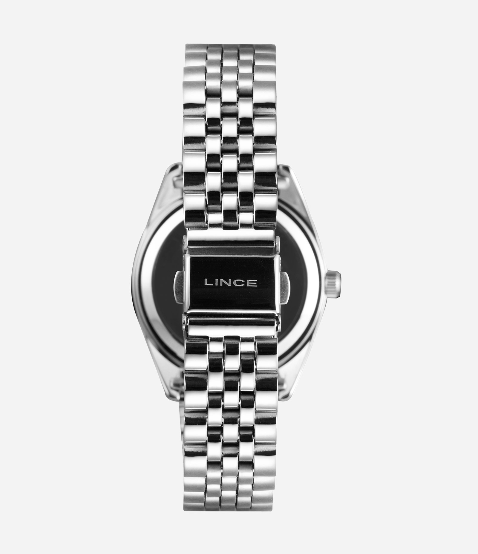 Kit Relógio Analógico Feminino Lince  Prata 3