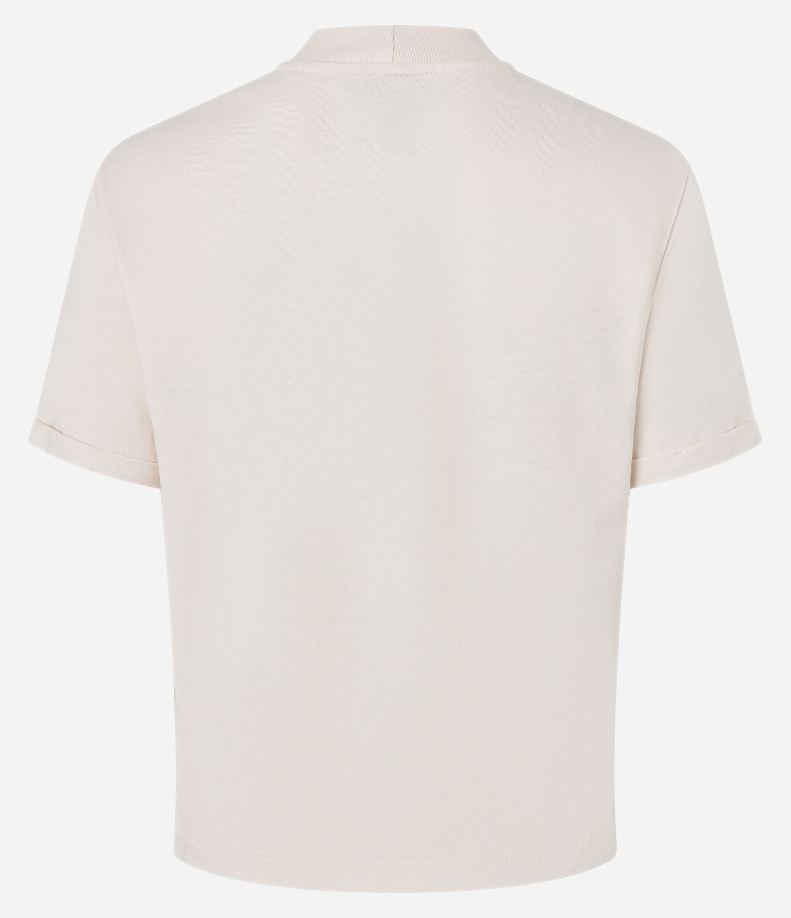 Camiseta em Algodão com Estampa Tropicana Off White 6