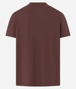 Camiseta Regular em Algodão com Listras