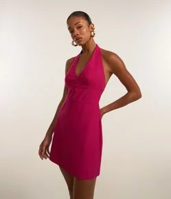 Macaquinho Frente Única em Bengaline com Decote V