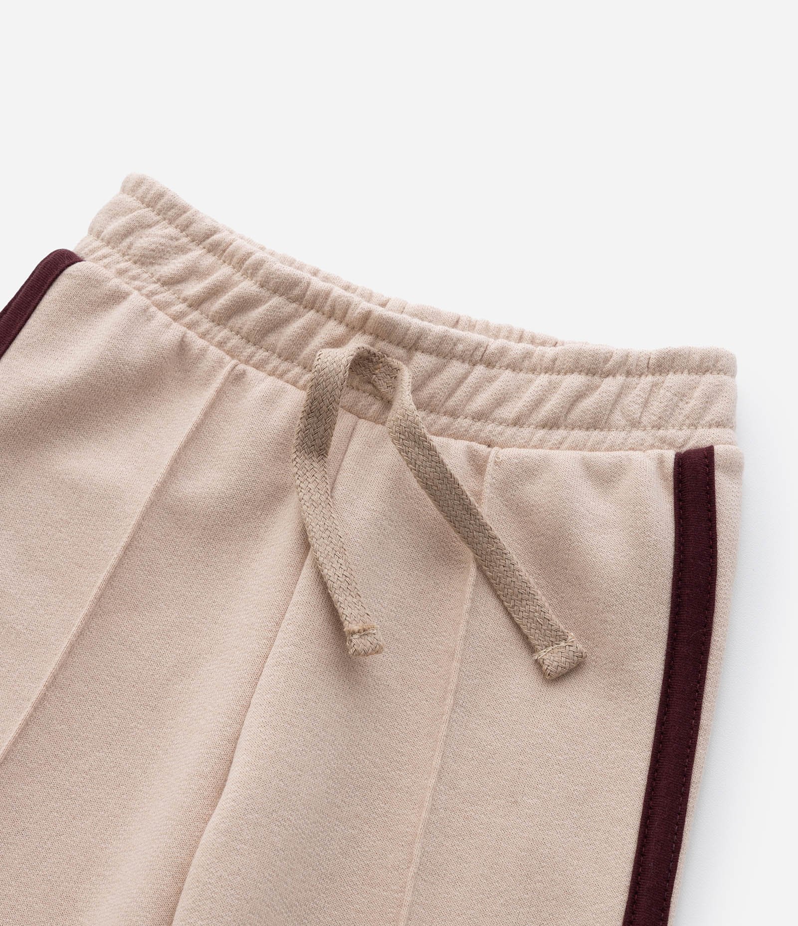 Calça Esportiva Infantil com Listra Lateral - Tam 1 a 6 Anos Bege 5