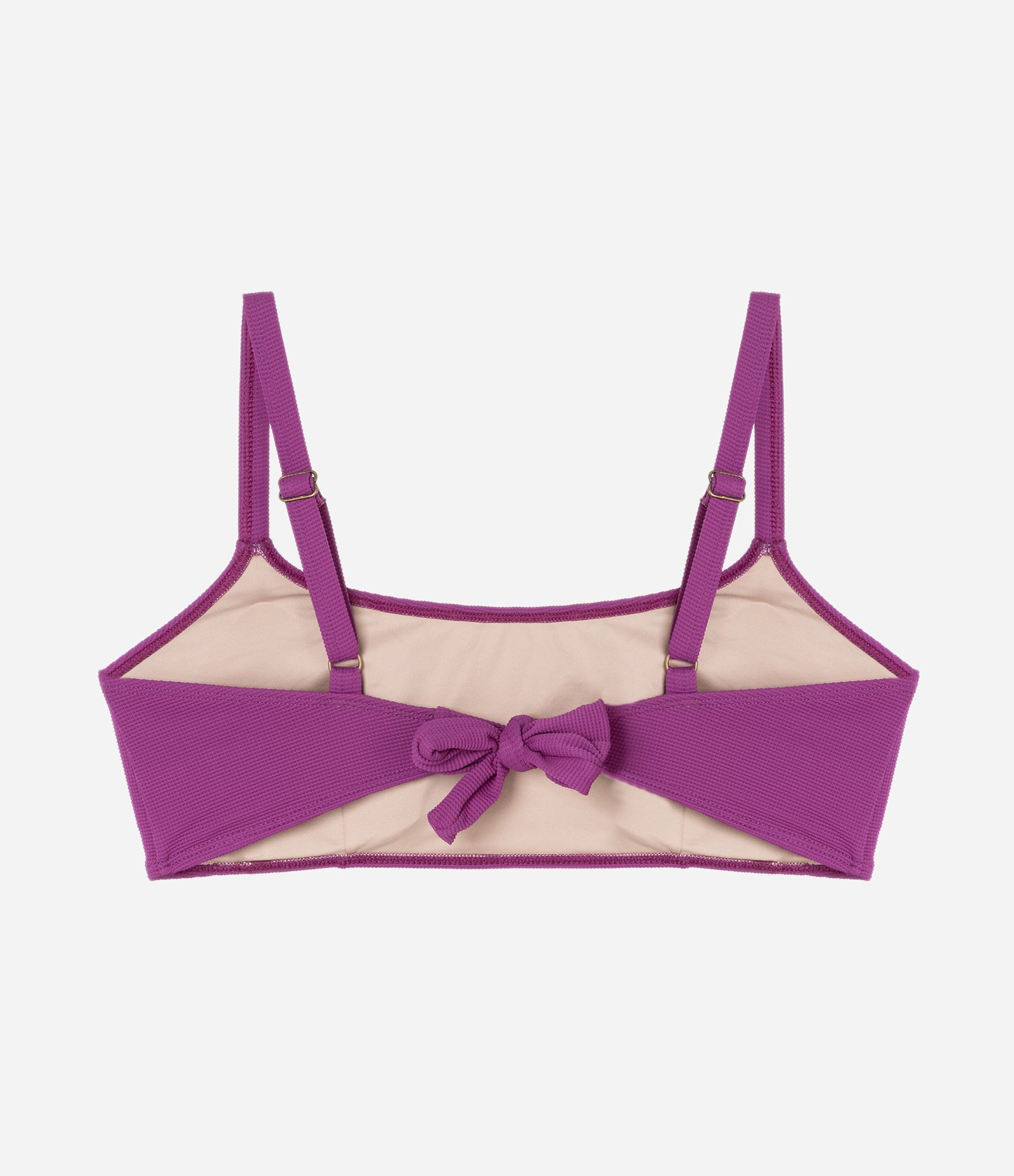 Biquíni Top Reto em Microfibra com Textura Curve & Plus Size Roxo 6