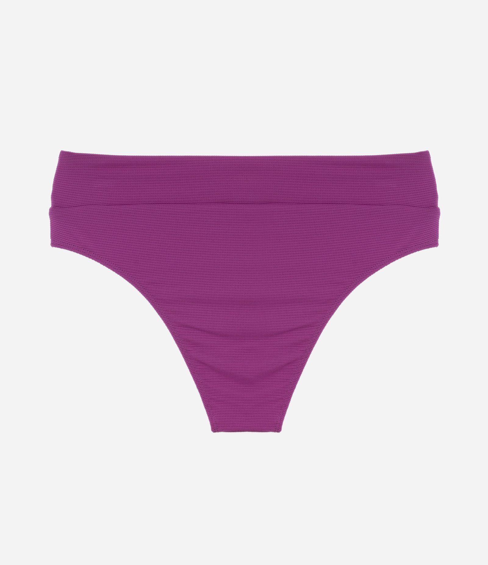 Biquíni Hot Pants com Textura e Cós Transpassado Curve & Plus Size Roxo 6
