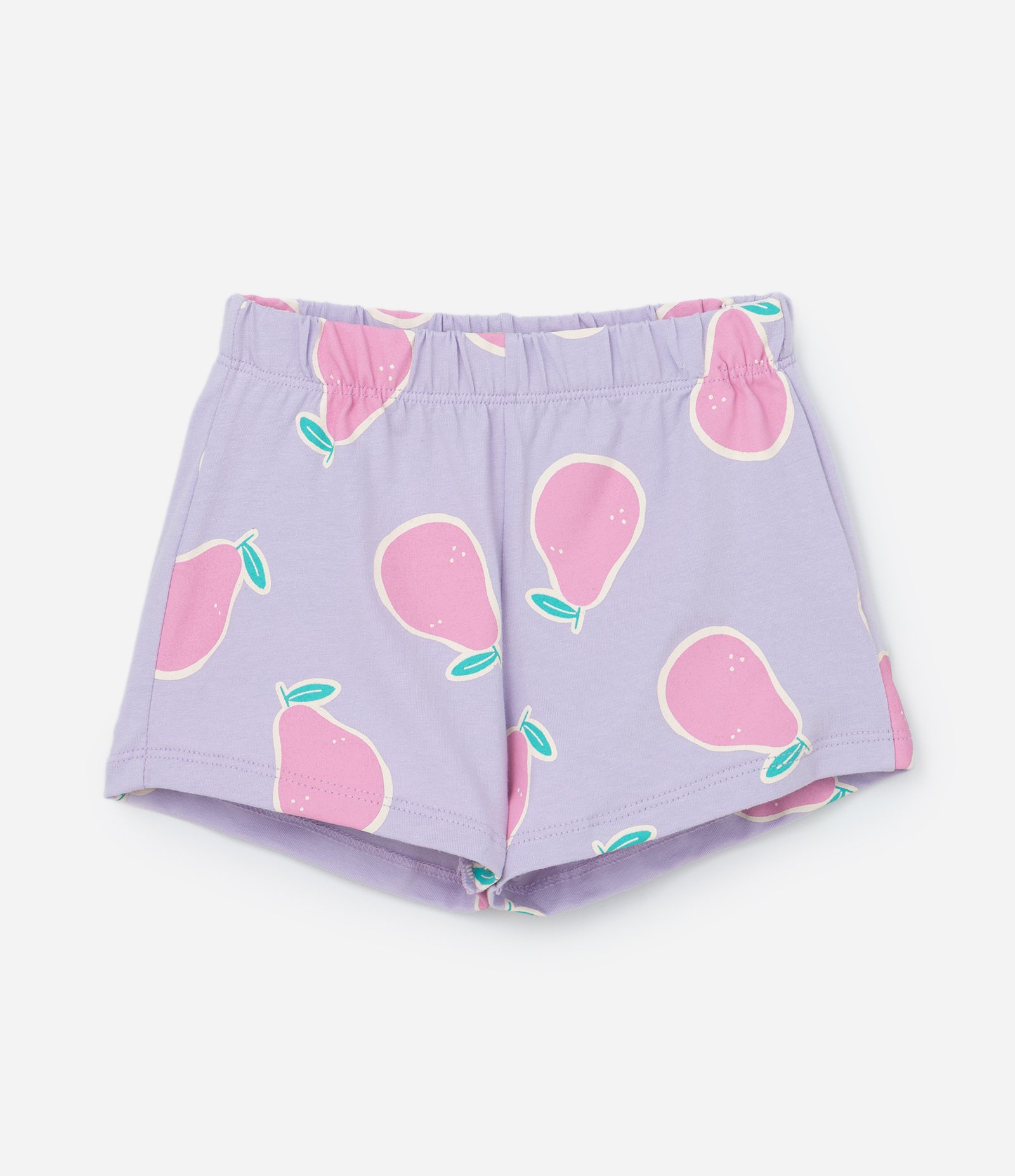 Conjunto Infantil em Ribana com Babadinho na Gola - Tam 1 a 6 Anos Bege/Lilás 9