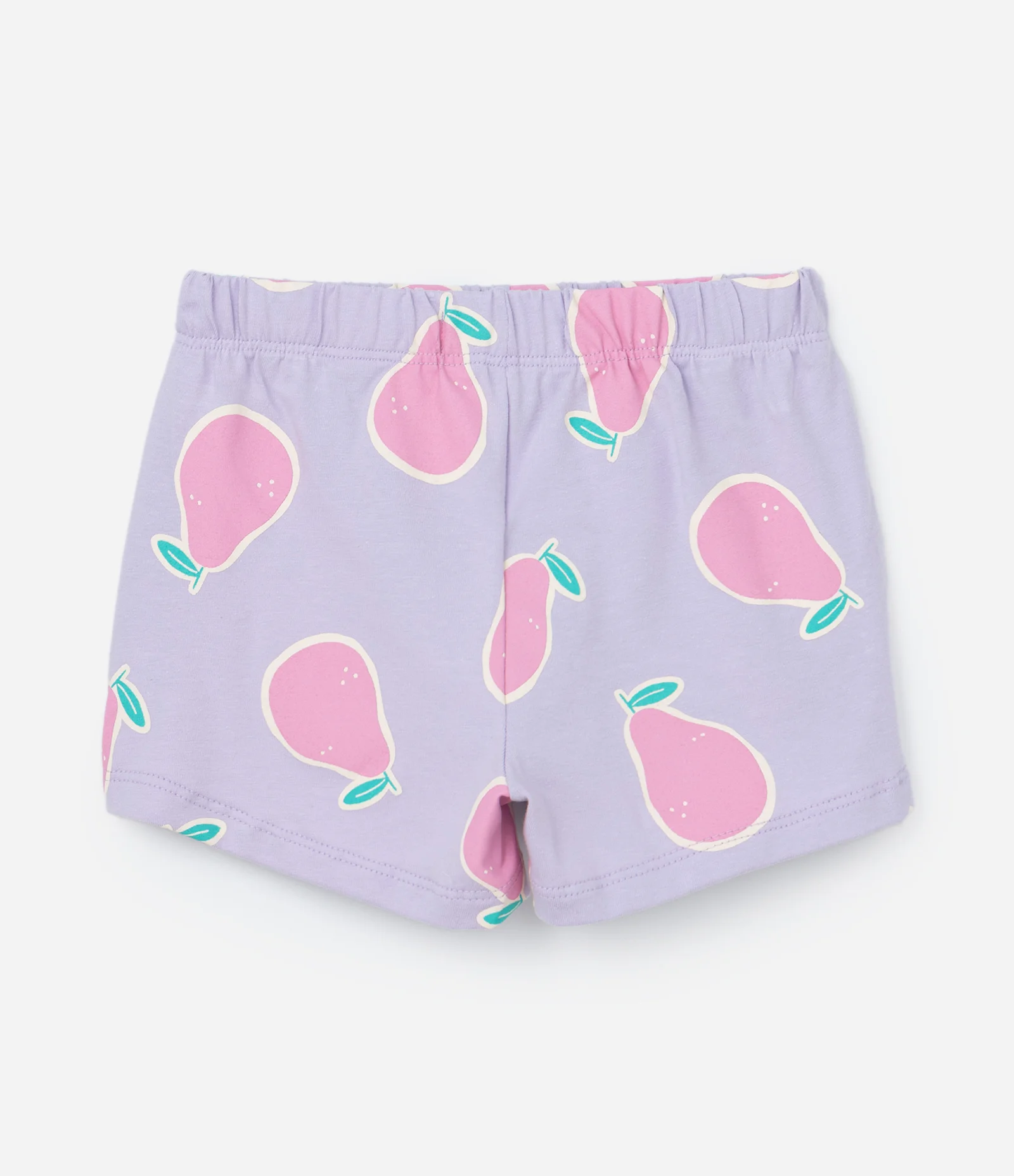 Conjunto Infantil em Ribana com Babadinho na Gola - Tam 1 a 6 Anos Bege/Lilás 10