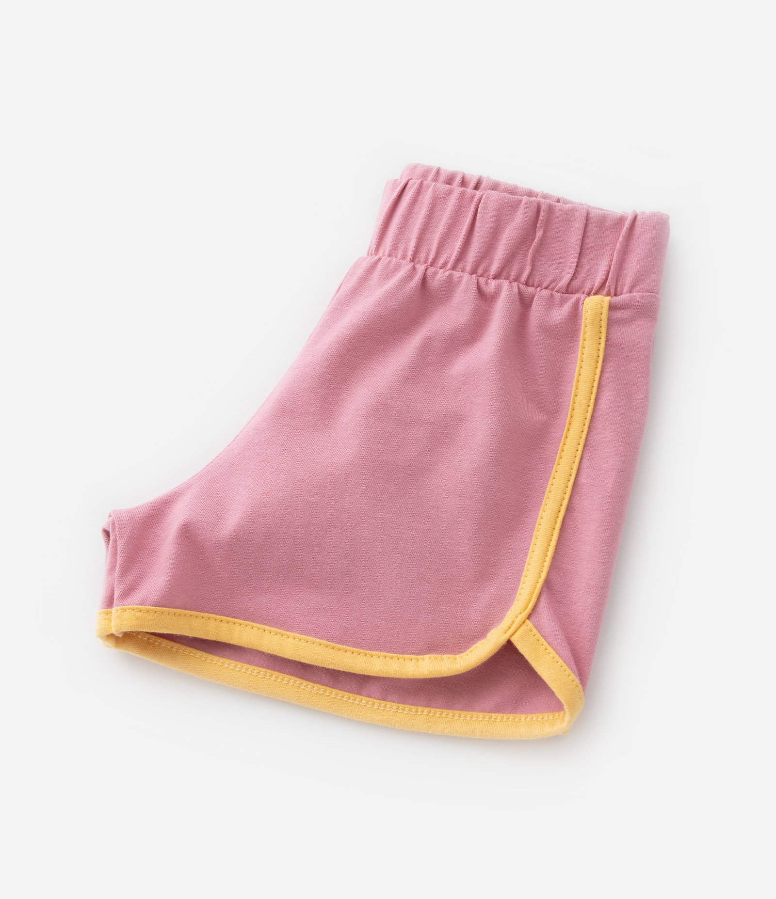 Conjunto Infantil com Viés Contrastante e Amarração - Tam 1 a 6 Anos Rosa 7