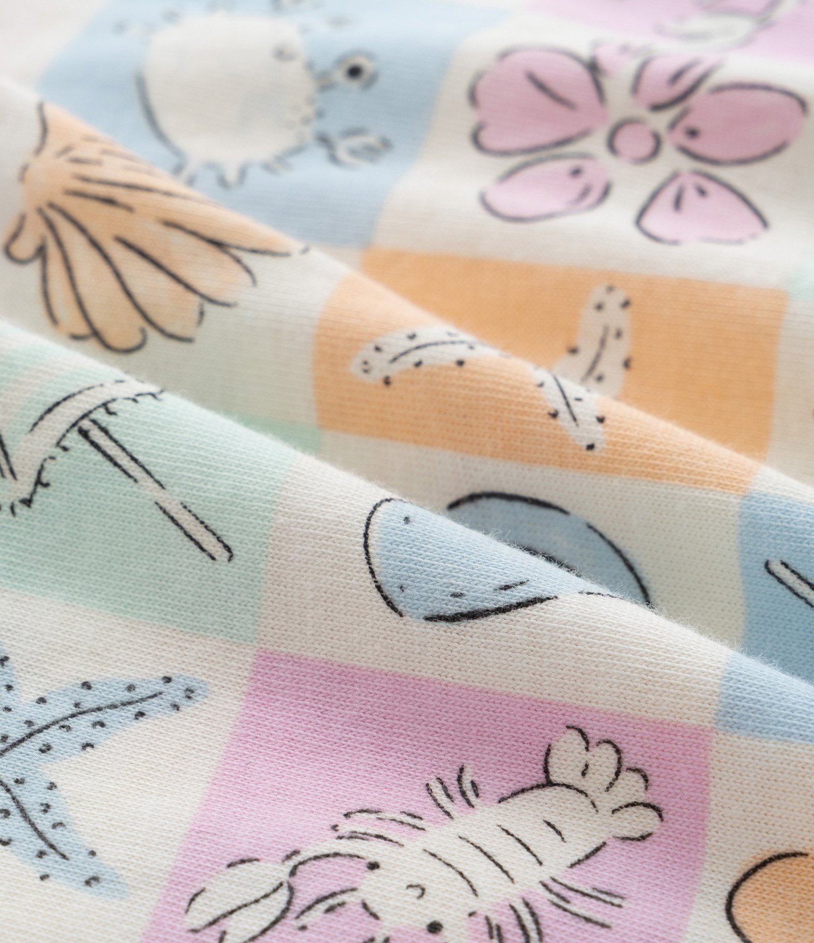 Vestido Infantil com Estampa Tropical - Tam 1 a 6 Anos Bege 4