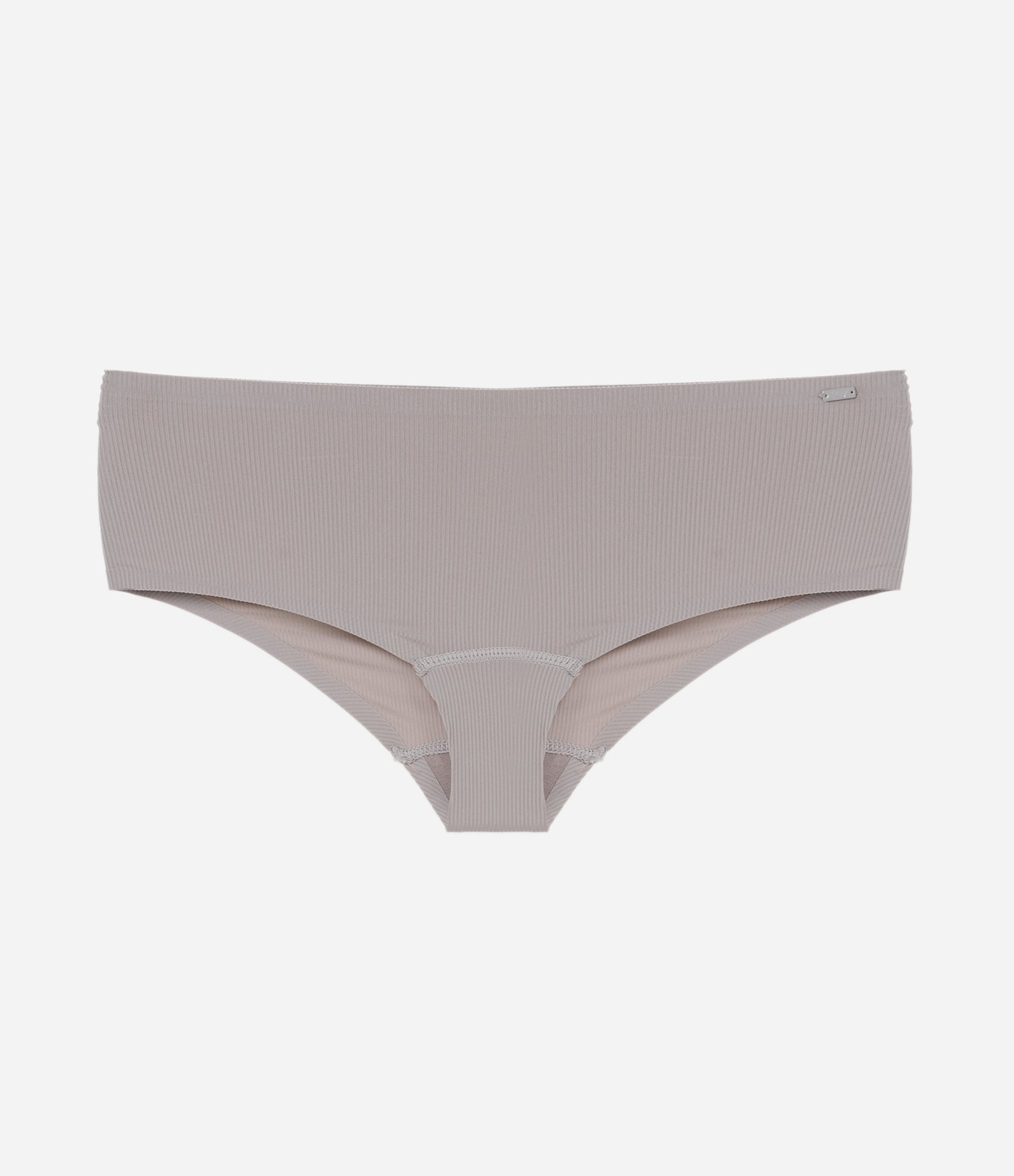 Calcinha Boyshort em Microfibra Texturizada Bege 5