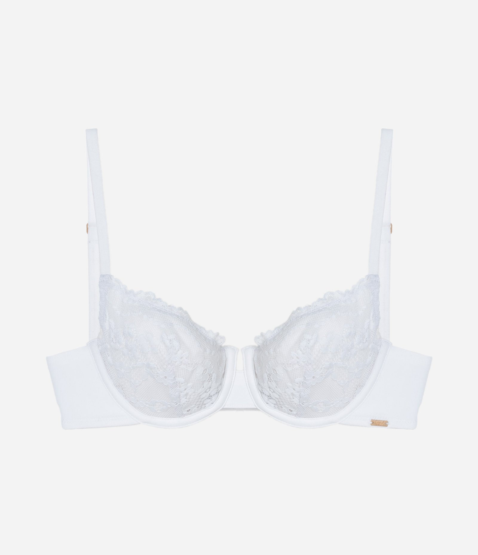 Sutiã Meia Taça em Renda com Aro Branco 6