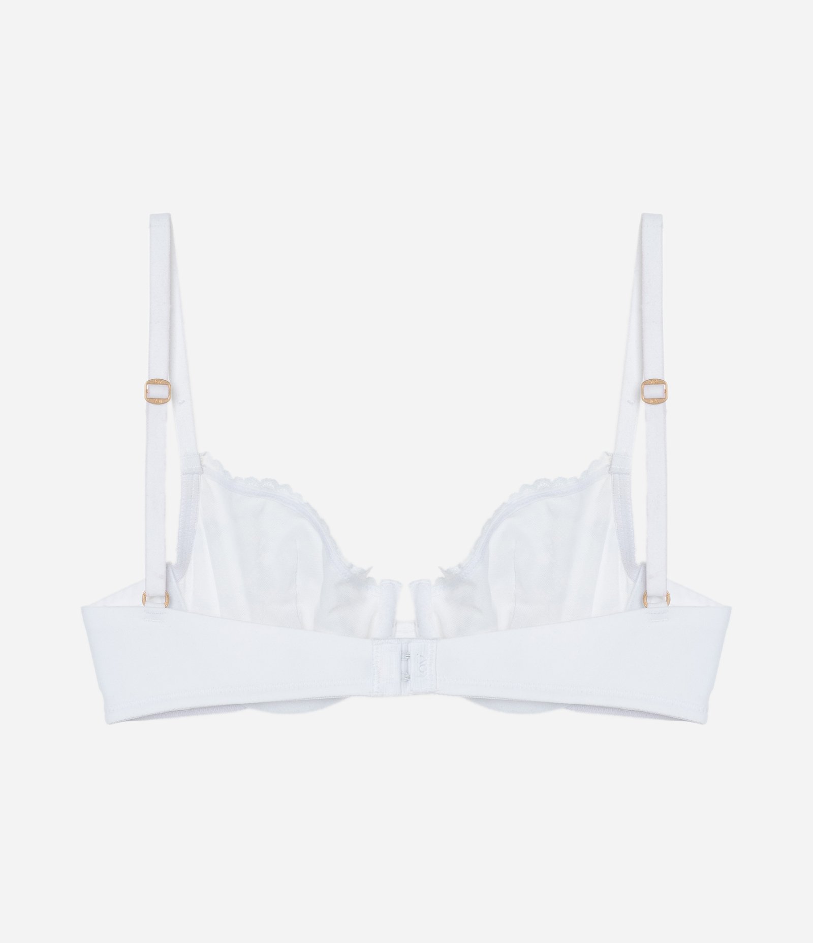 Sutiã Meia Taça em Renda com Aro Branco 7