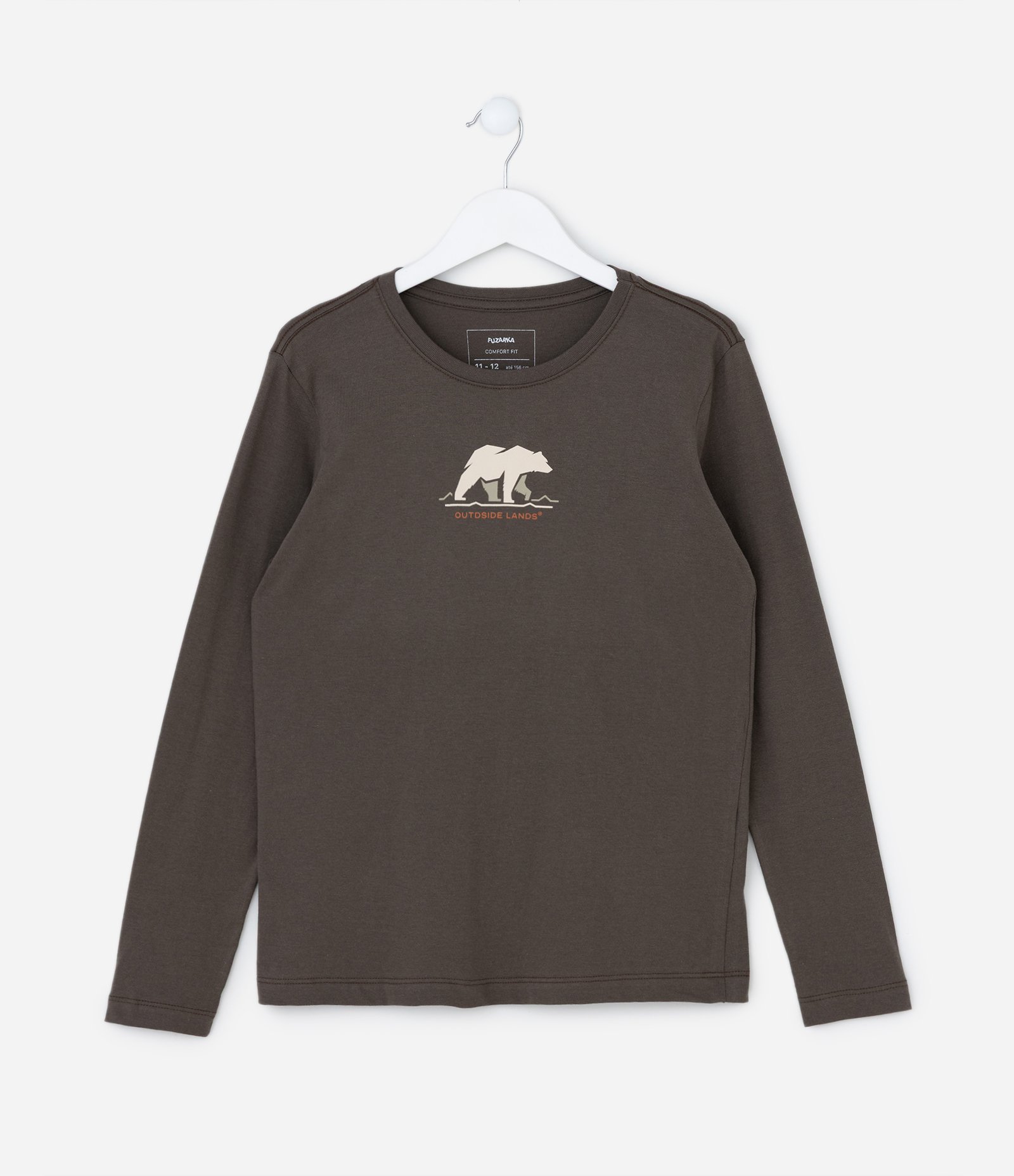 Camiseta Infantil com Estampa Urso - Tam 5 a 14 Anos Verde 1