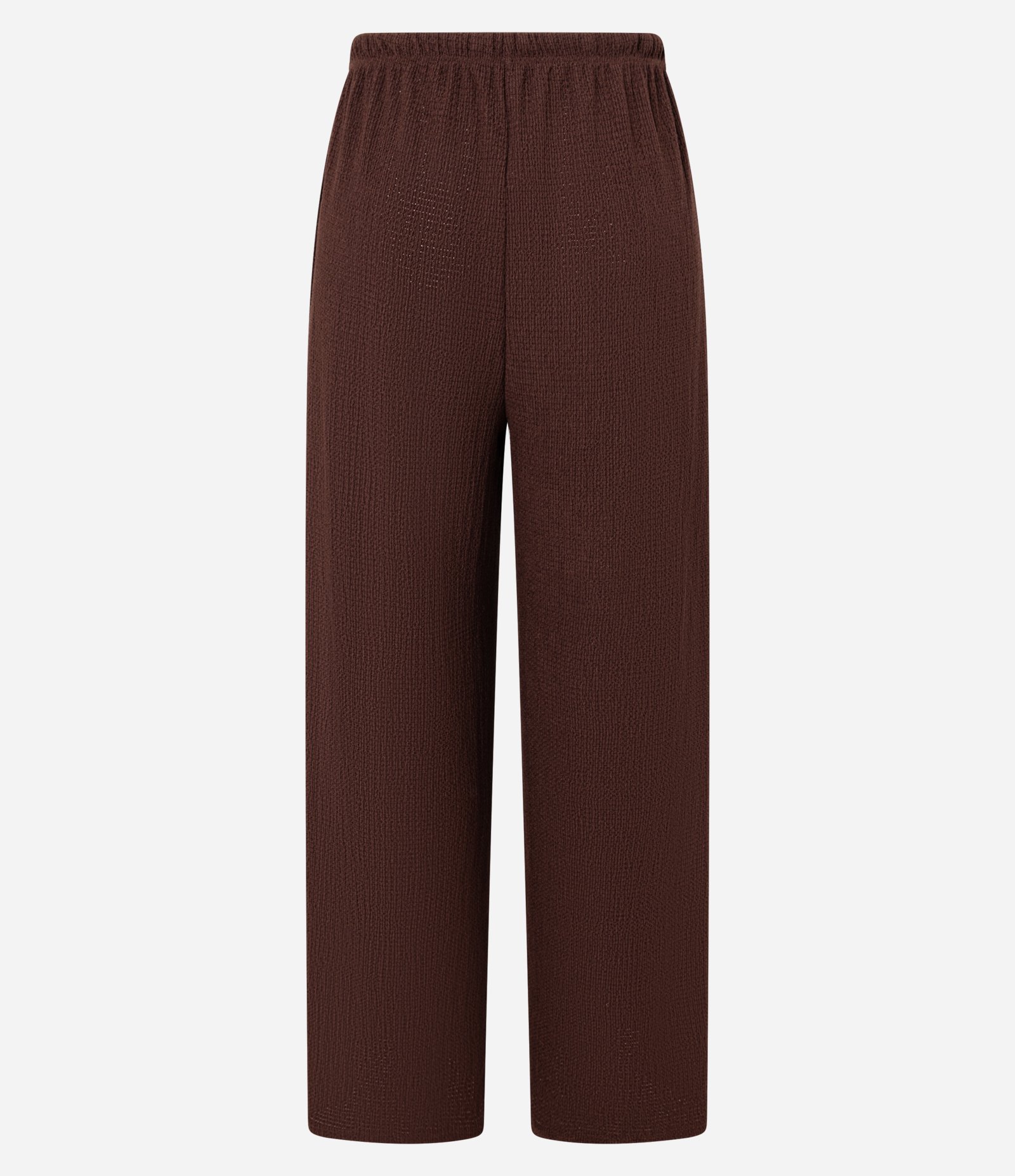 Calça Reta Texturizada com Amarração no Cós 6