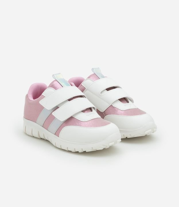 Cor: Rosa/Branco | Tamanho: 26