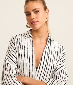 Saída de Praia Camisa em Viscolinho com Listras