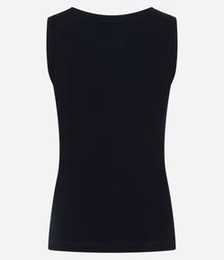 Colete Ajustado Canelado em RIbana com Botões