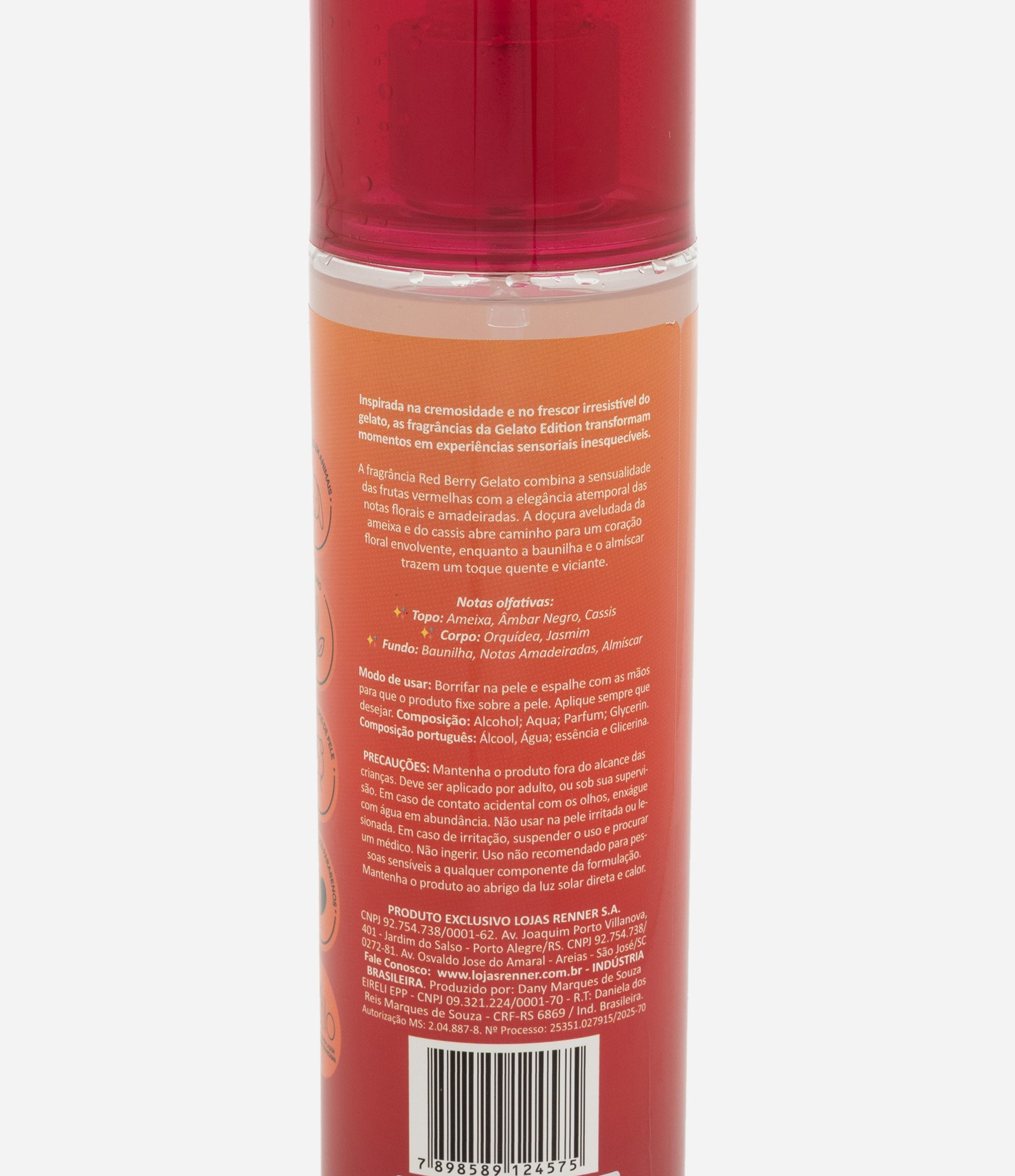 Body Splash Red Berry Gelato 200ml 3