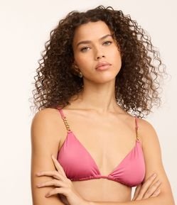 Biquini Top em Microfibra Com Bojo Removível e  Alça diferenciada