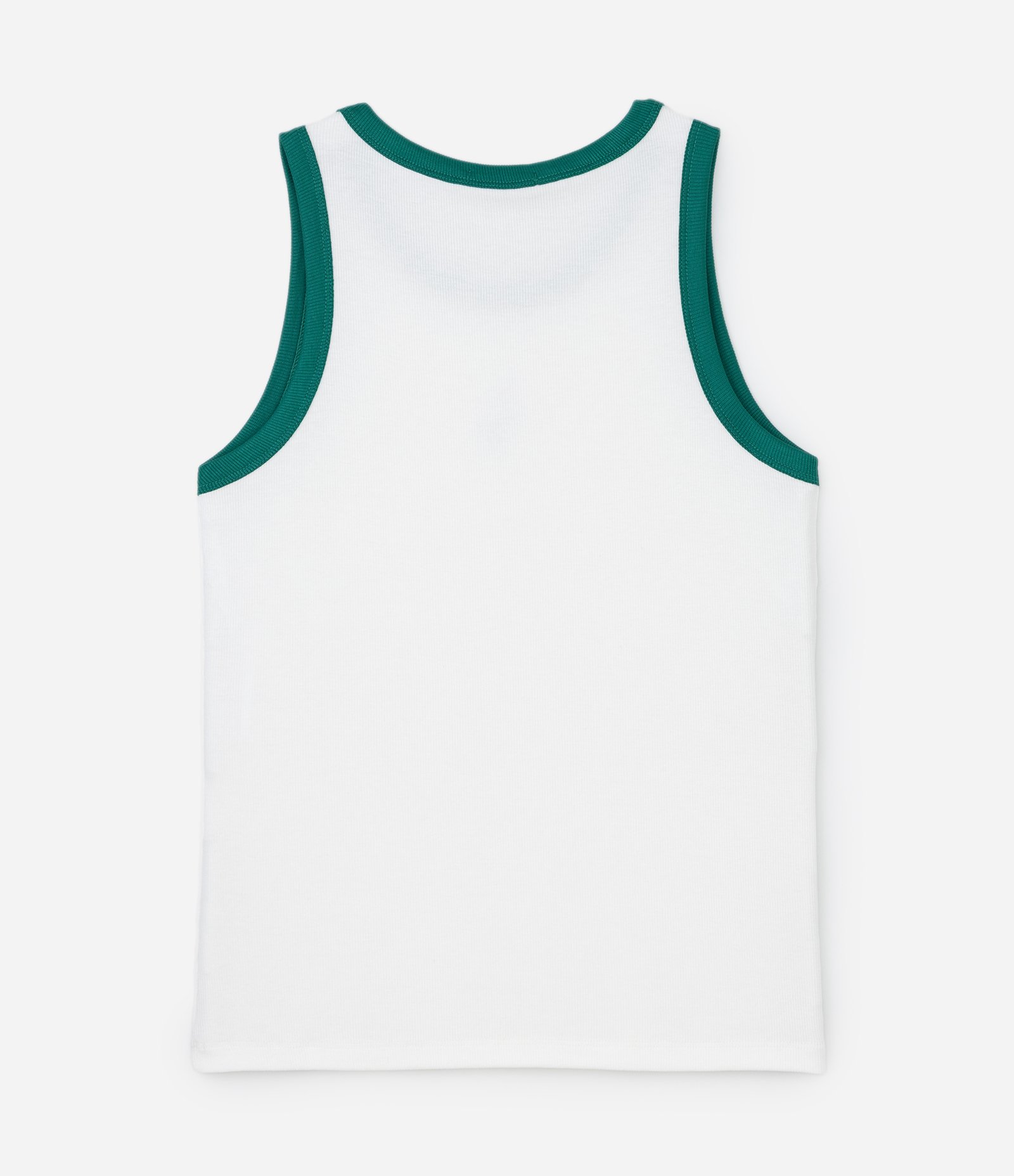 Blusa Regata com Bordado e Viés Contrastantes Curve & Plus Size Branco 5