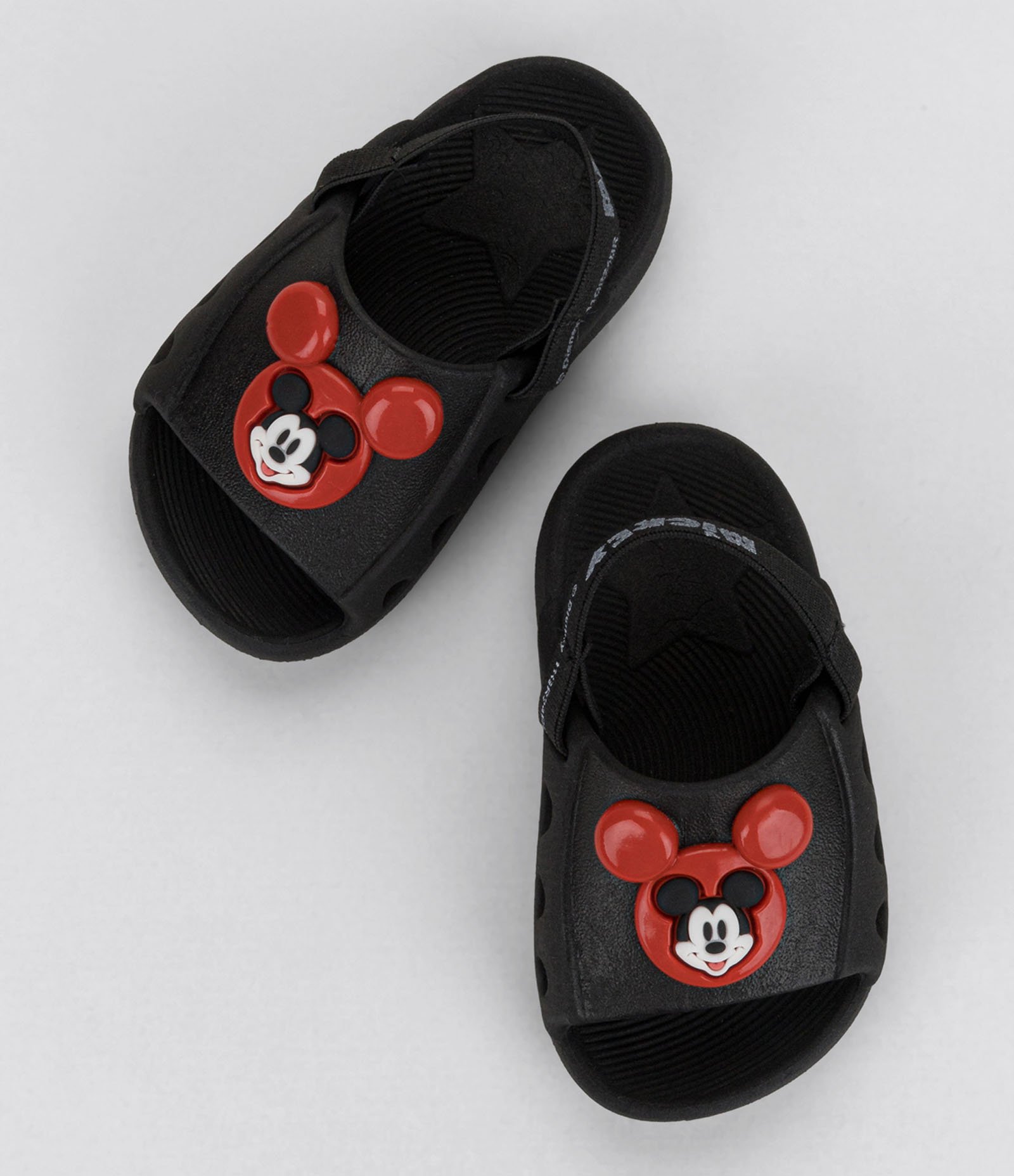 Chinelo Infantil com Patch Mickey - Tam 19 a 25 Preto 3