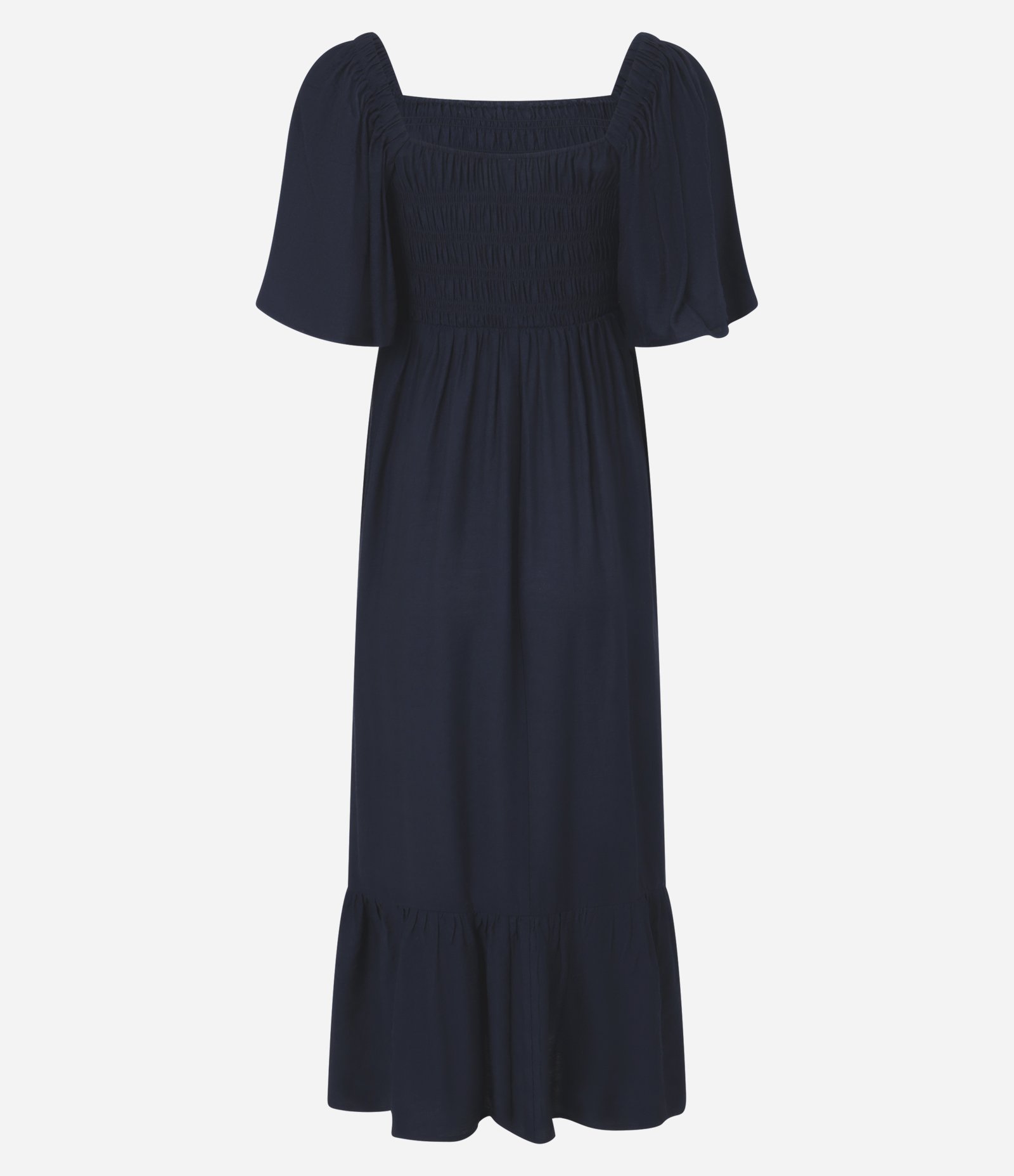 Vestido Long Midi com Lastex no Busto Azul Escuro 7