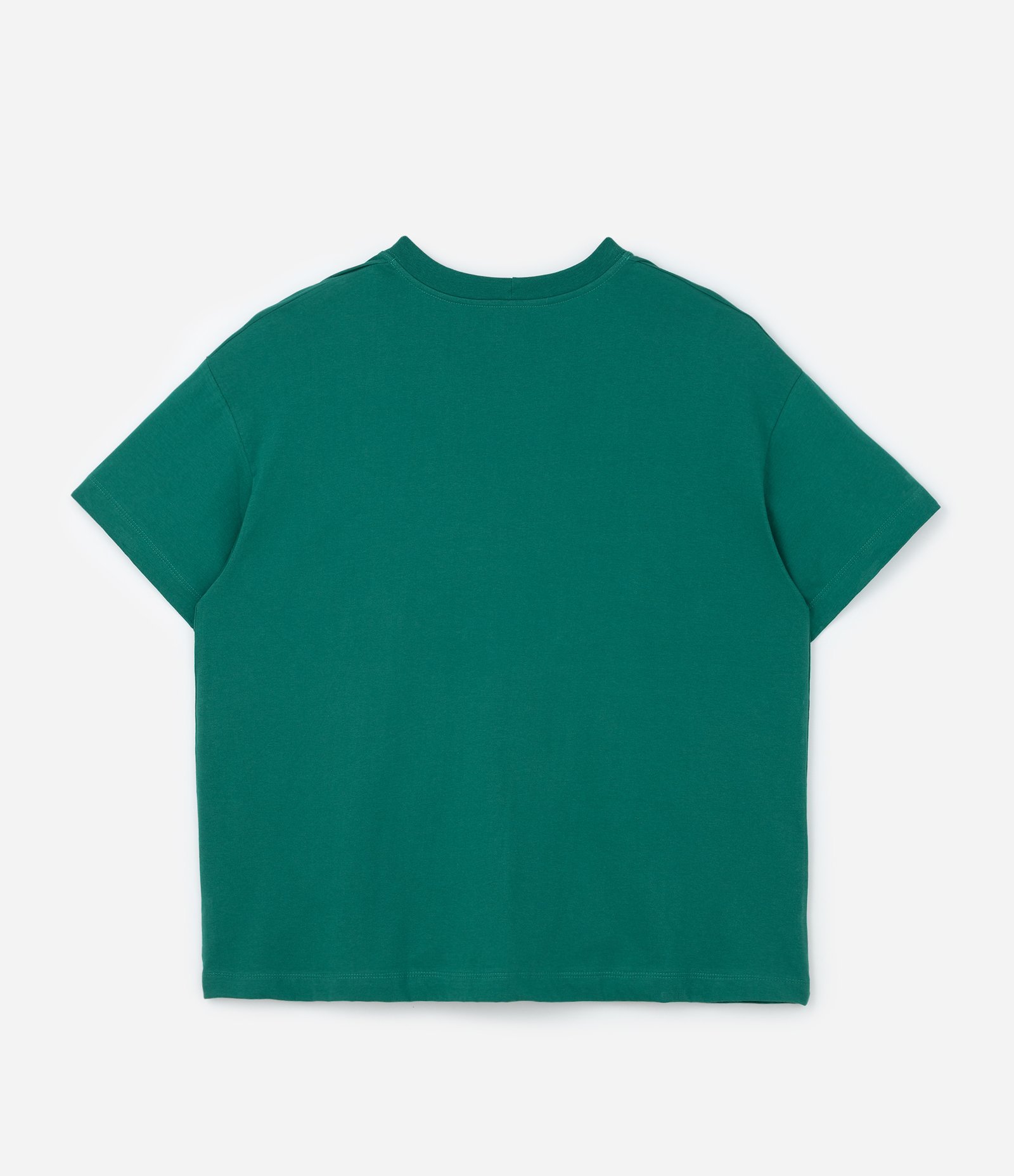 Camiseta Alongada com Estampa Lettering Curve & Plus Size Verde 4