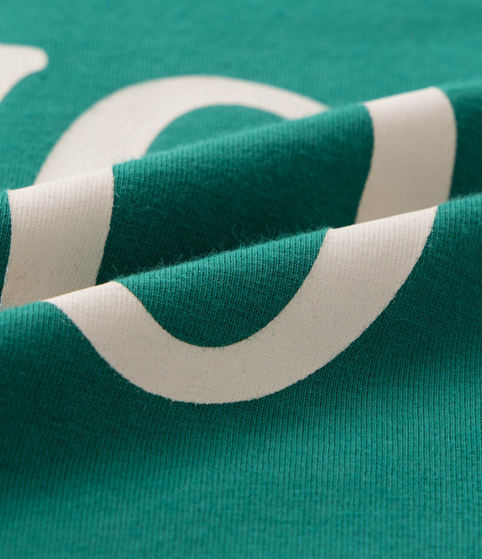 Camiseta Alongada com Estampa Lettering Curve & Plus Size Verde 5