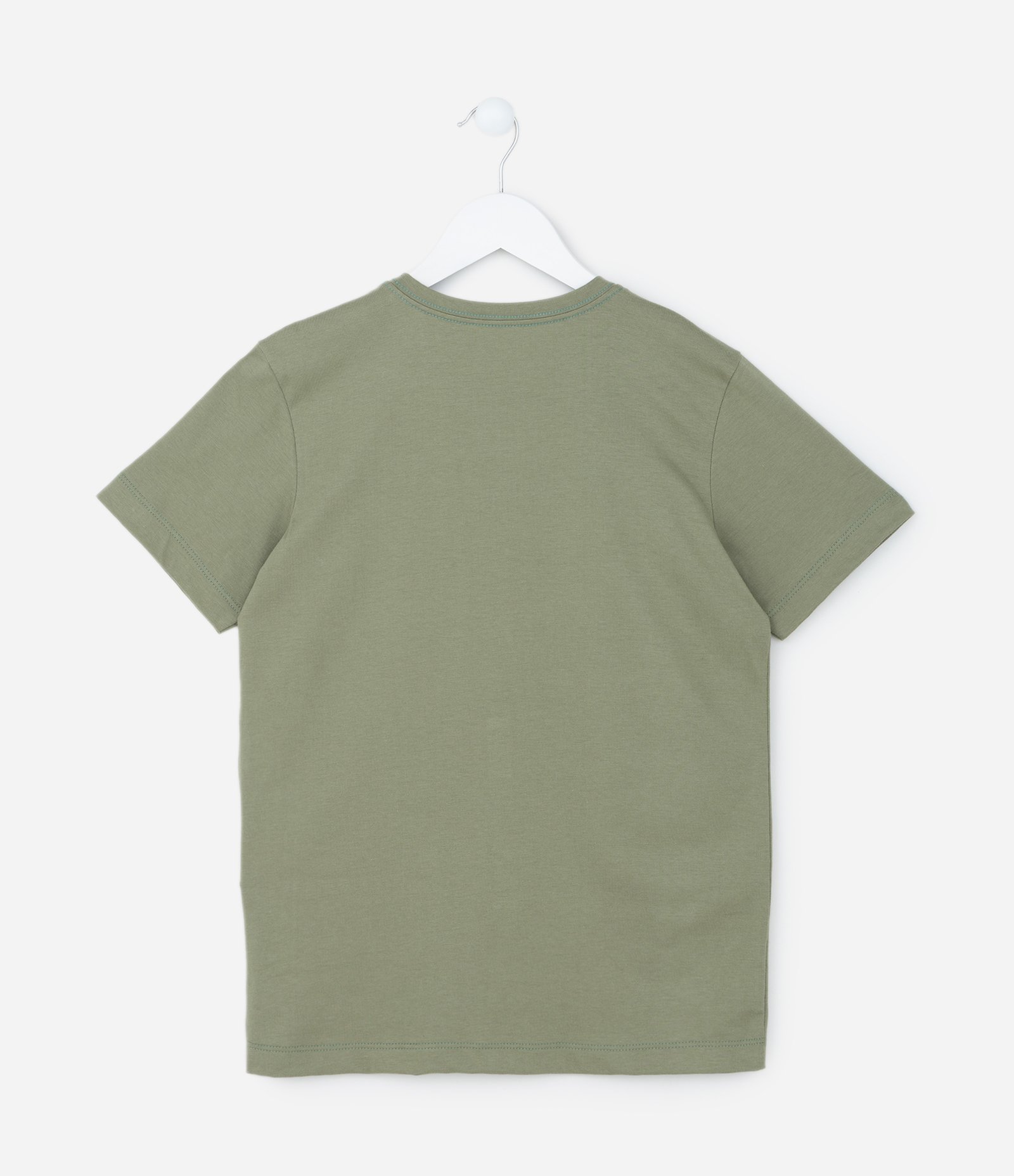 Camiseta Infantil com Estampa Urso California - Tam 5 a 14 Anos Verde 2
