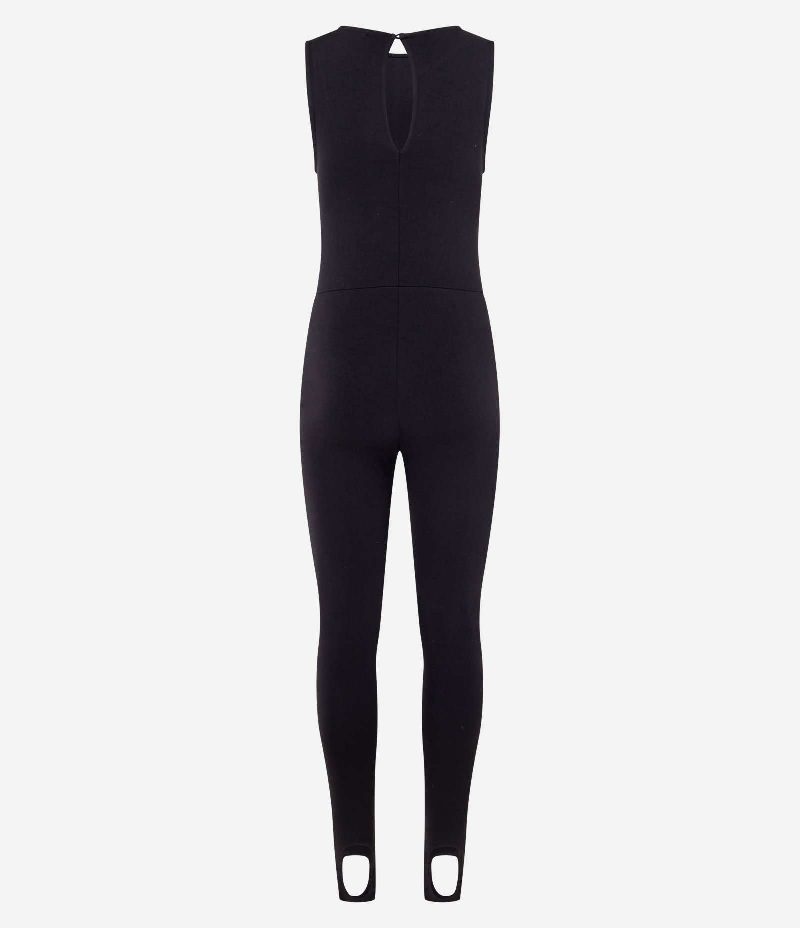 Macacão Legging em Helanca com Pézinho Preto 9