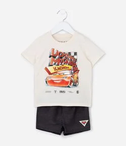 Conjunto Infantil em Algodão Carros -Tam 2 a 6 Anos