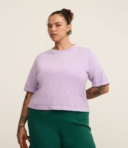 Blusa Básica Estonada Curve & Plus Size