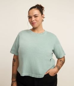 Blusa Básica Estonada Curve & Plus Size