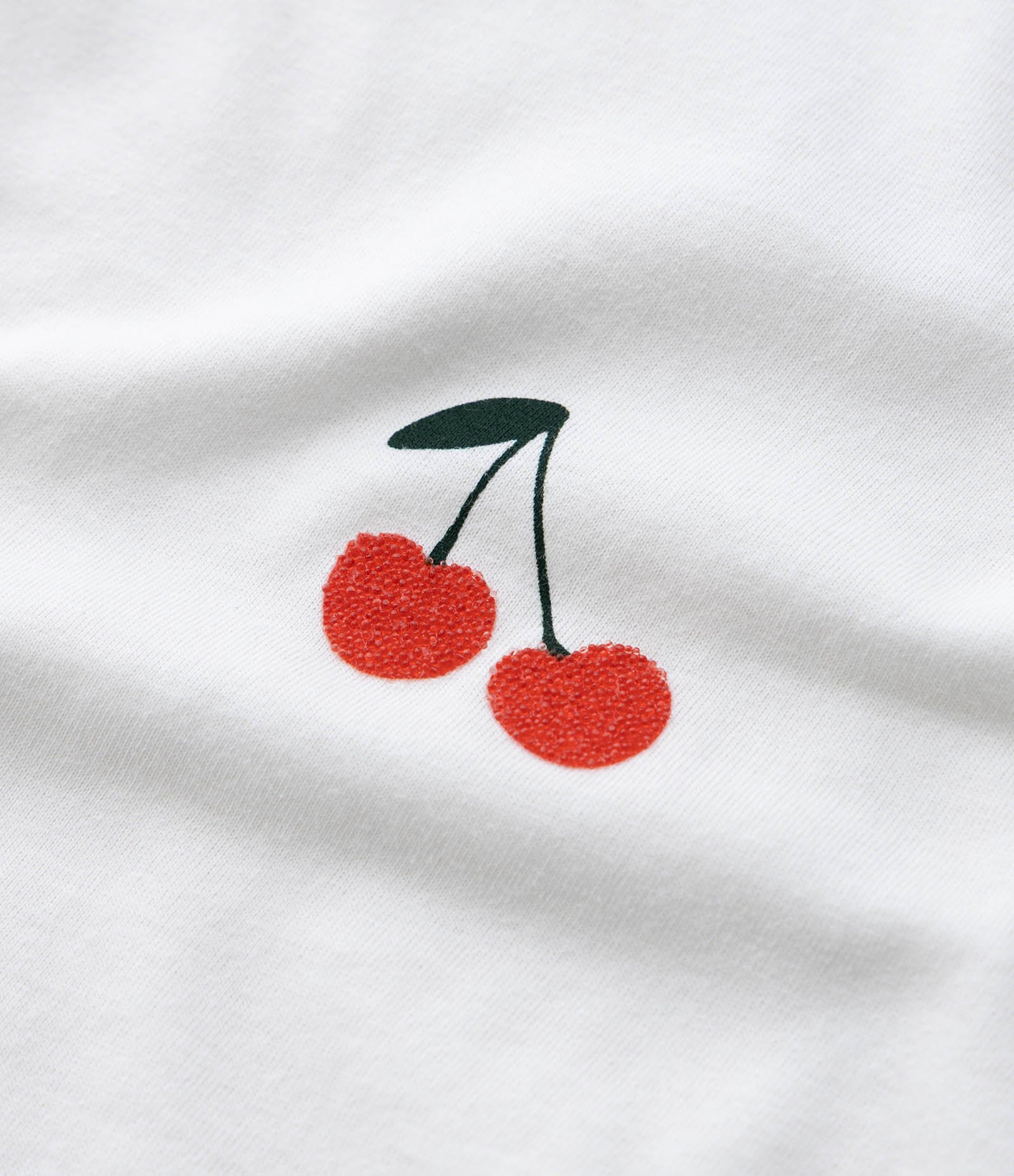 Blusa com Manga Bufante e Cerejinhas Curve & Plus Size Branco 7