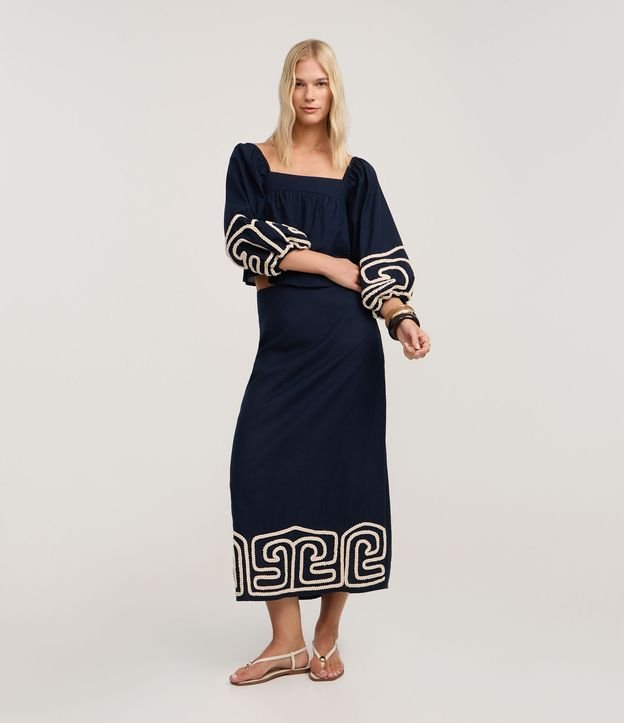 Cor: Azul Marinho | Tamanho: 46