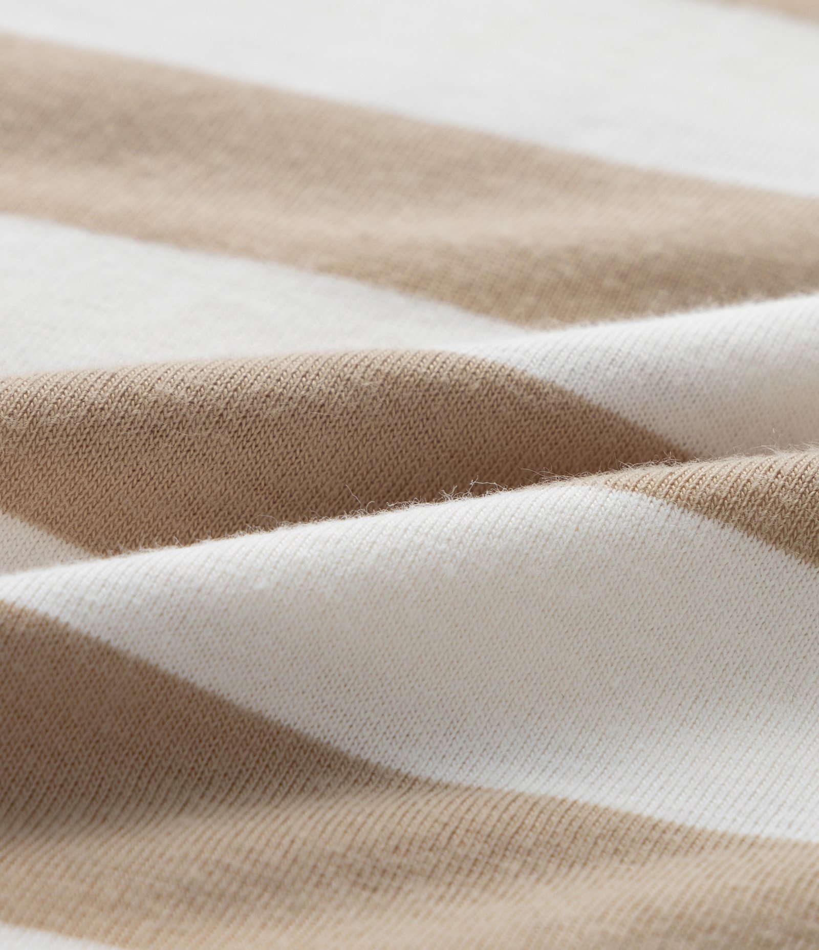 Camiseta Infantil com Estampas Listras - Tam 5 a 14 Anos Bege 3