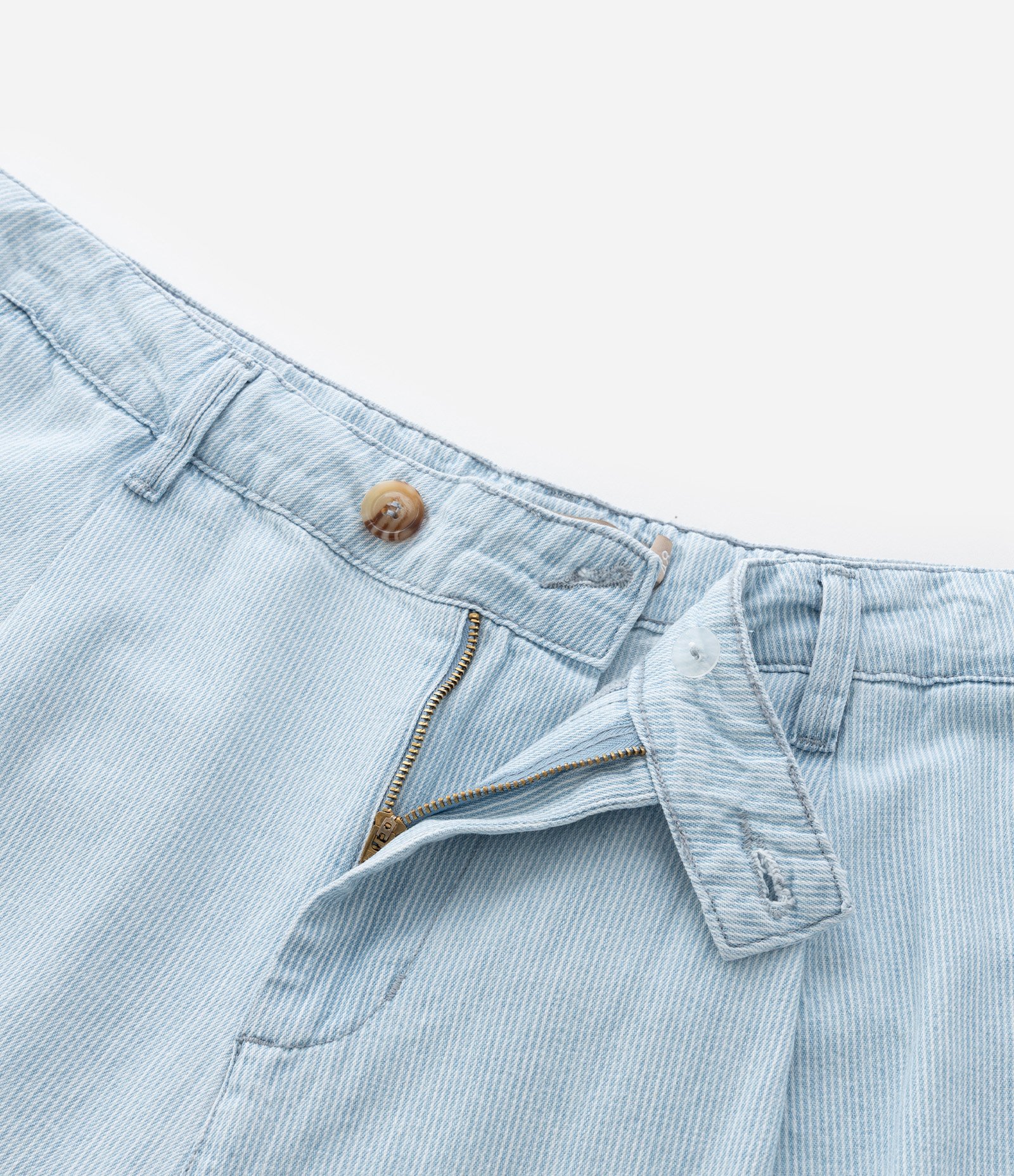 Calça Reta em Jeans com Fio Tinto Curve & Plus Size Azul 9