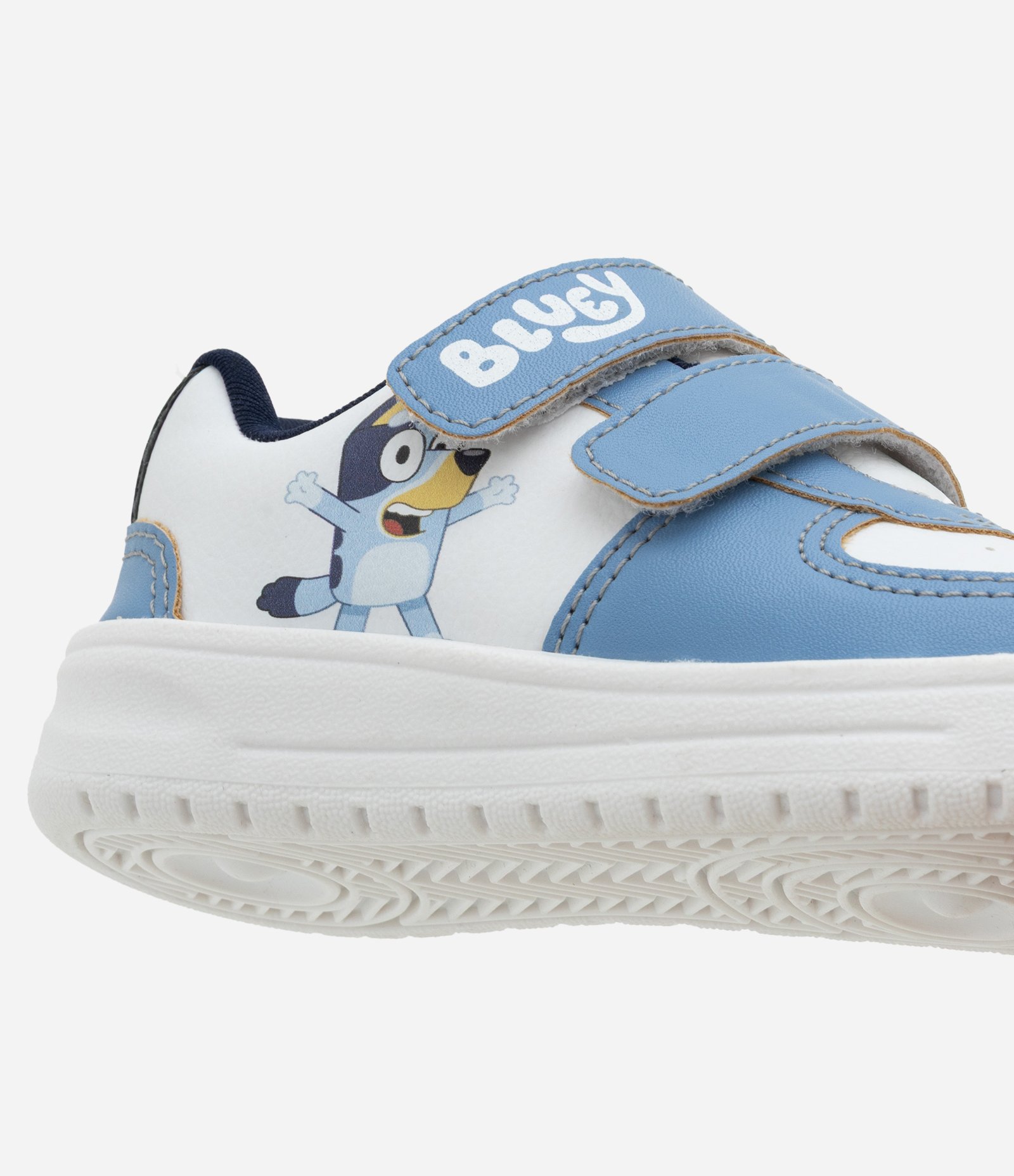 Tênis Infantil com Recortes e Tiras de Velcro Bluey - Tam 20 a 27 Azul/Branco 4