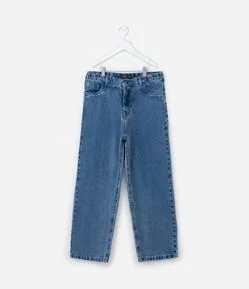 Calça Baggy Jeans Infantil - Tam 7 a 14 anos