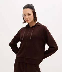 Jaqueta Esportiva em Modal com Capuz