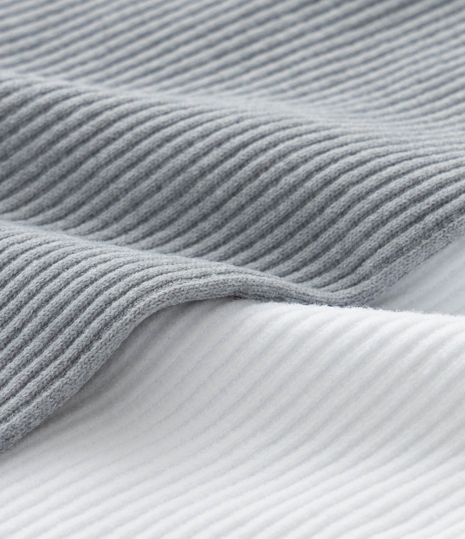 Kit 02 Calcinhas Boyshort em Microfibra Sem Costura Branco/Cinza 3