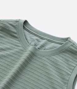 Regata Infantil Texturizada Básica - Tam 5 a 14 Anos