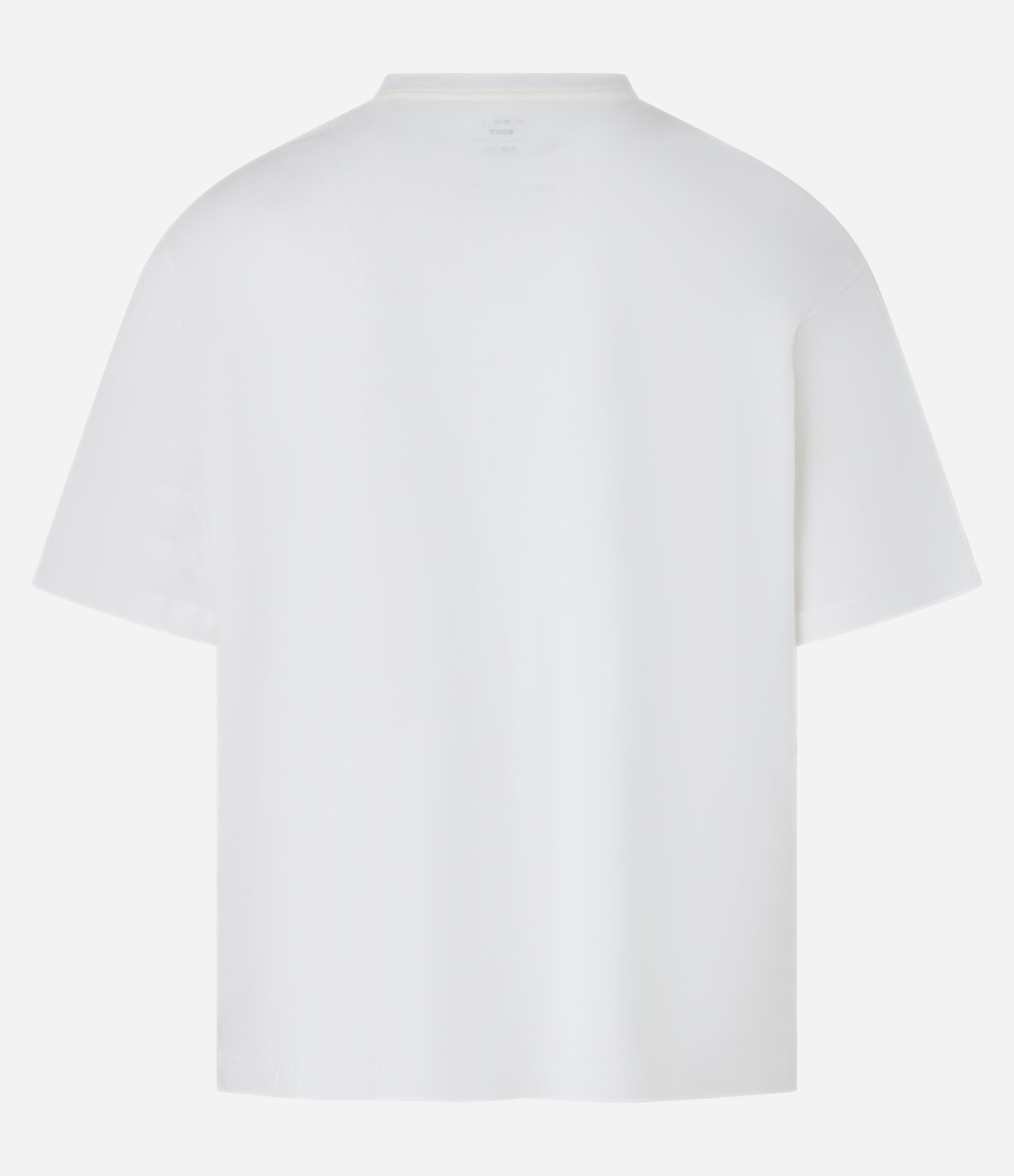 Camiseta Boxy em Algodão com Coração e Caveiras Bordados Branco 6