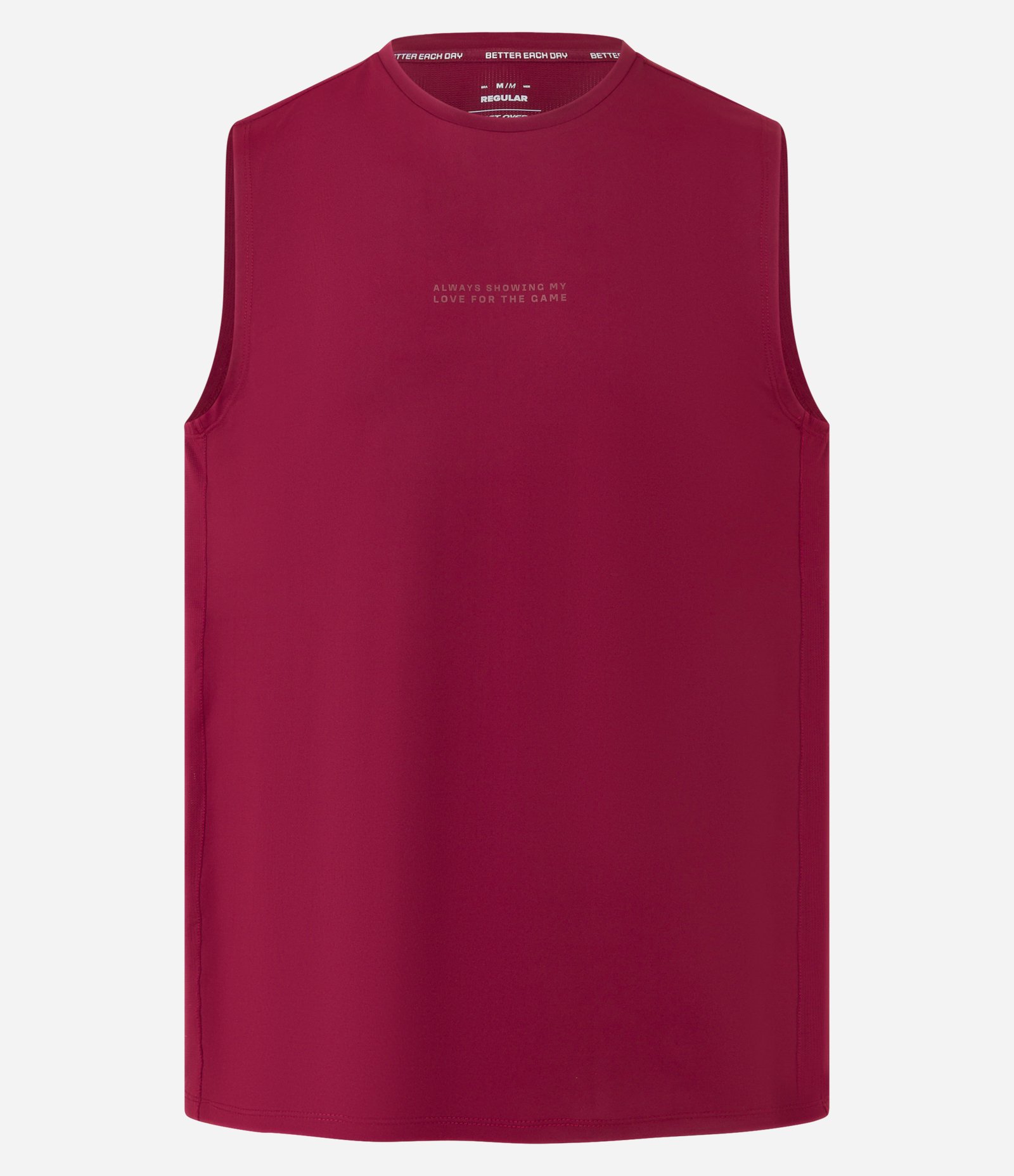 Regata Esportiva com Tecnologia Dry e Lettering Vinho 6