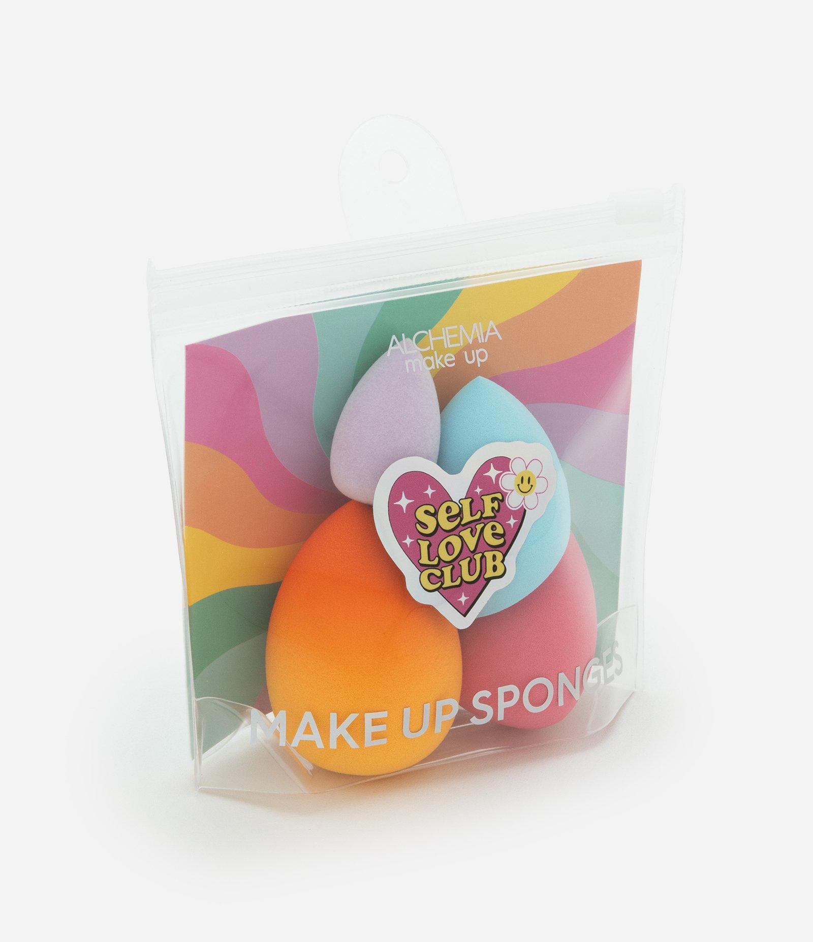 Conjunto com 4 Esponjas de Maquiagem Alchemia  Multicores 1