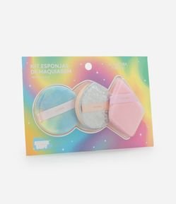 Conjunto com 3 Esponjas de Maquiagem Alchemia