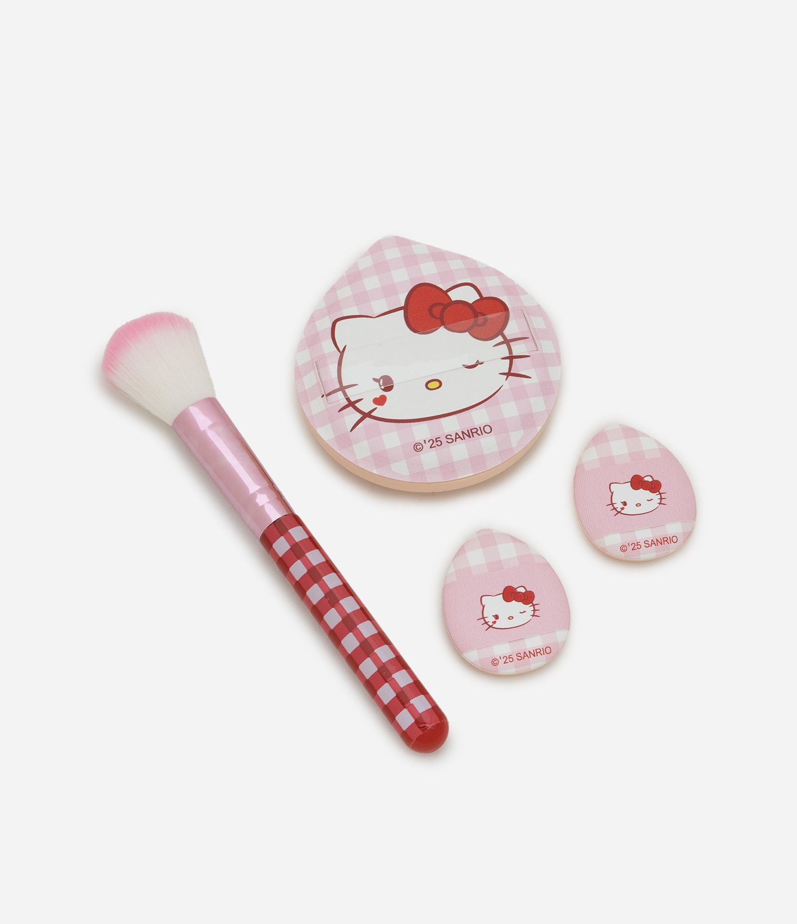 Conjunto de Esponjas e Pincel para Maquiagem Hello Kitty Alchemia Colorido 2