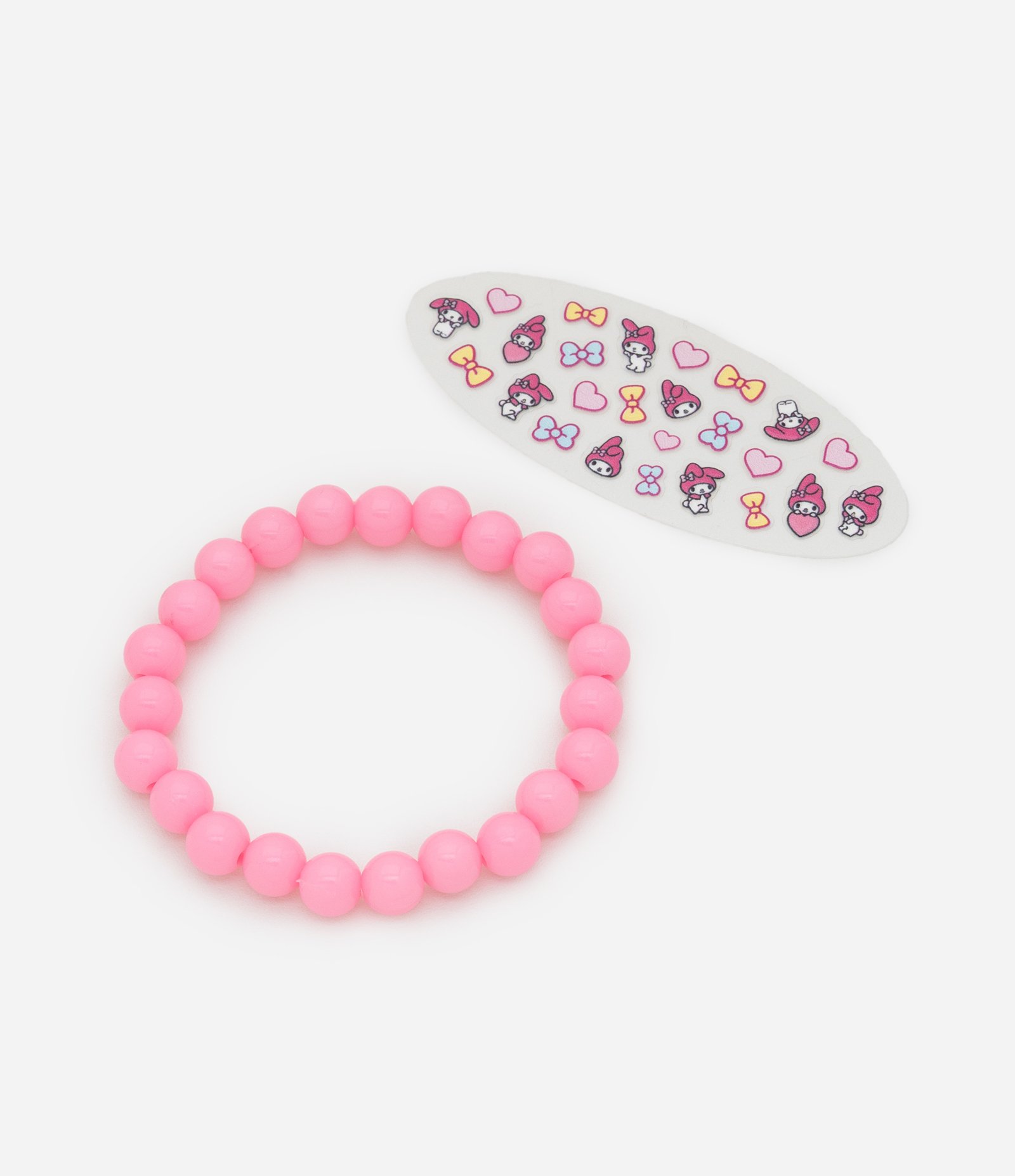 Kit de Unhas Posticas My Melody com Acessorios Hello Kitty and Friends Alchemia COLORIDO 4