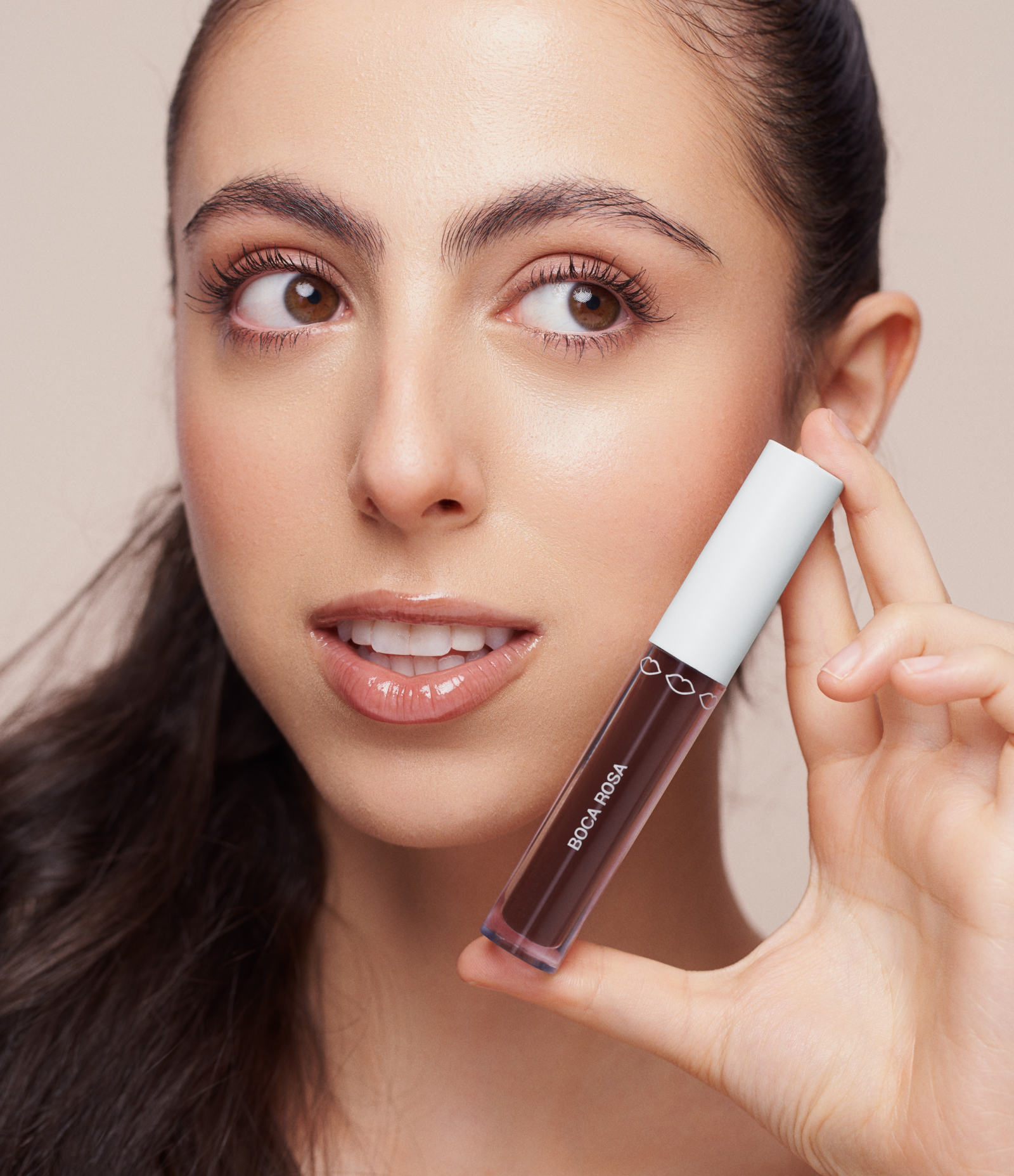 Hidra Labios Natural Translucido Boca Rosa Marrom 5