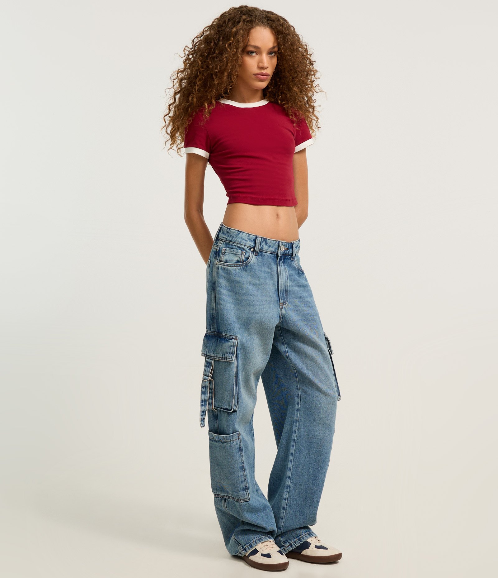 Blusa T-shirt em Algodão com Detalhes Contrastantes 2