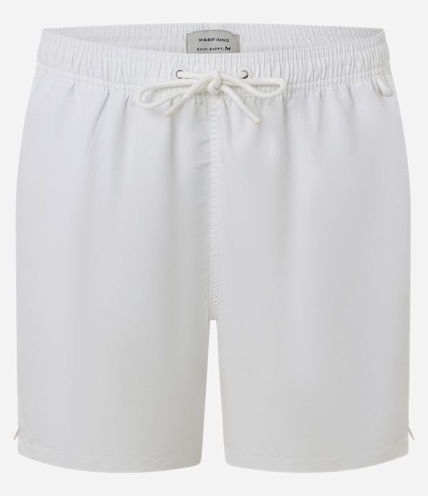 Bermuda de Banho em Microfibra com Cintura Elástica